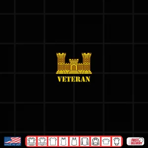 Design Military Engineer Veteran Corps Of Engineers Veteran Shirt