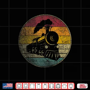 Design Train Vintage Distressed Retro Engineer Engine Conductor Shirt