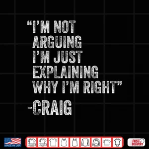 Design Craig Custom Name Engineer Professional Birthday Shirt