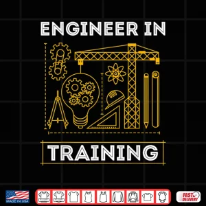 Design Engineer In Training Future Engineer Holding Engineering Shirt