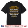 Glossary Of Engineering Terms Mechanical Engineer Science Shirt