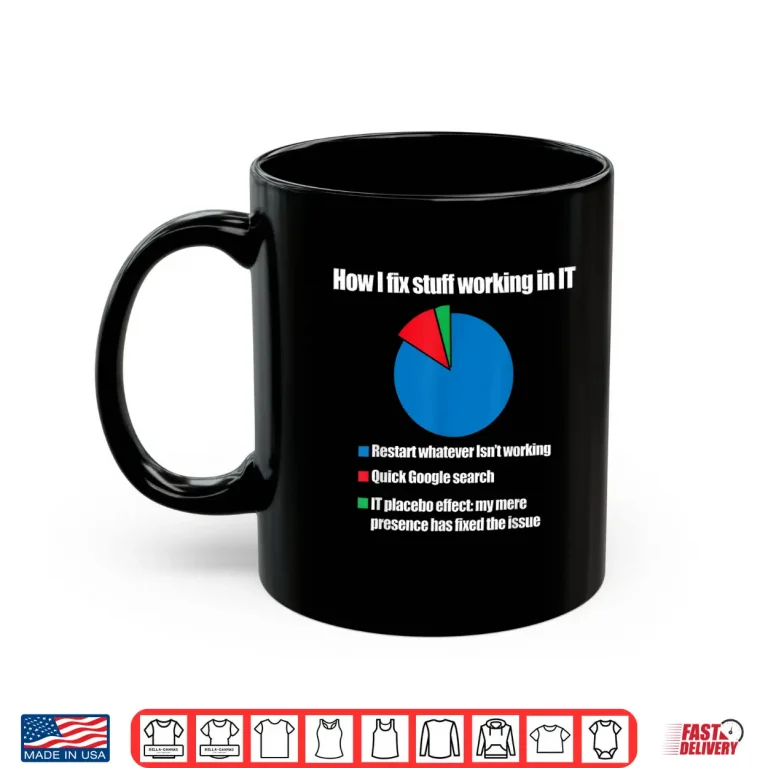 Mug IT Tech Support Technology Nerds Geek Computer Engineer Shirt