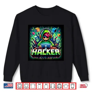 Sweatshirt Kid Hacker Future Tech Engineer Computer Science Shirt