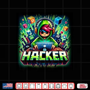 Design Kid Hacker Future Tech Engineer Computer Science Shirt