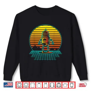 Sweatshirt Retro Vintage Robot Robots Robotics Engineer Engineering Shirt