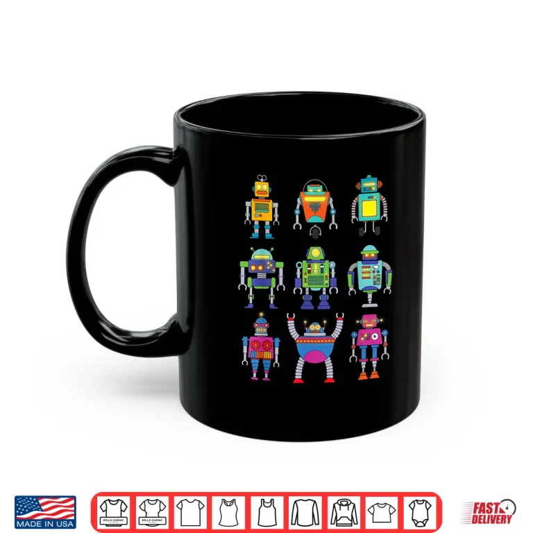 Mug Robot Art Science Robotics Engineer Kids Education Shirt
