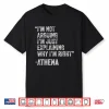 Athena Custom Name Engineer Professional Birthday Shirt