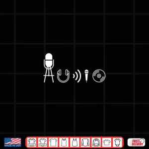 Design Audio Symbols Sound Music Live Production Engineer Shirt