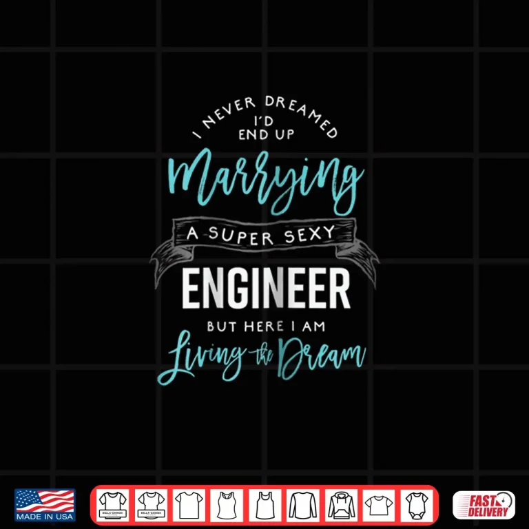 Design Engineer Wife Marriage Family Professional Spouse Shirt