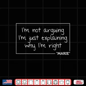 Design Marie Personalized Name Custom Birthday Typography Shirt