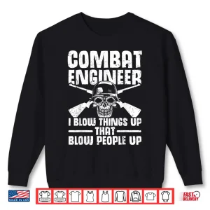 Sweatshirt Military Combat Engineering Tactical Combat Engineer Shirt