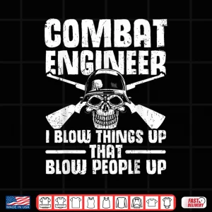 Design Military Combat Engineering Tactical Combat Engineer Shirt