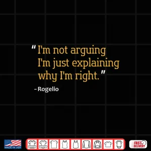 Design Rogelio Personalized Name Custom Birthday Typography Shirt