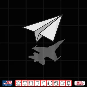 Design Paper Plane Aeronautical Engineer Aviation Engineering Shirt