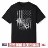 Car Mechanic Piston Us Flag Auto Engine Patriot Garage Guy Shirt