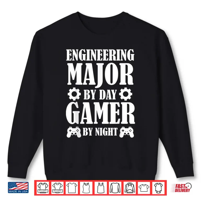 Sweatshirt Funny Engineering Student Engineer Gamer Gifts For Men Women Shirt