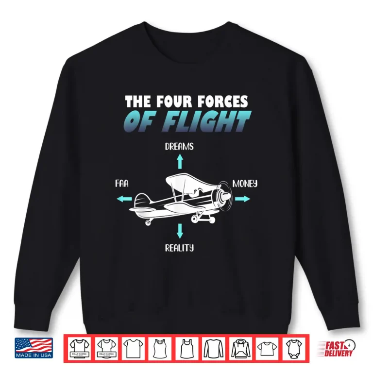 Sweatshirt How Planes Fly Aerospace Engineering Design Aviation Gift Shirt