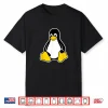 Linux Tux Penguin Mascot Logo Open Source Software Engineer Shirt