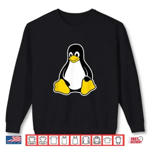 Sweatshirt Linux Tux Penguin Mascot Logo Open Source Software Engineer Shirt