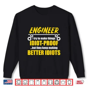 Sweatshirt Stem Engineer Mechanic Engineering Gift Boys Mens Graphic Shirt