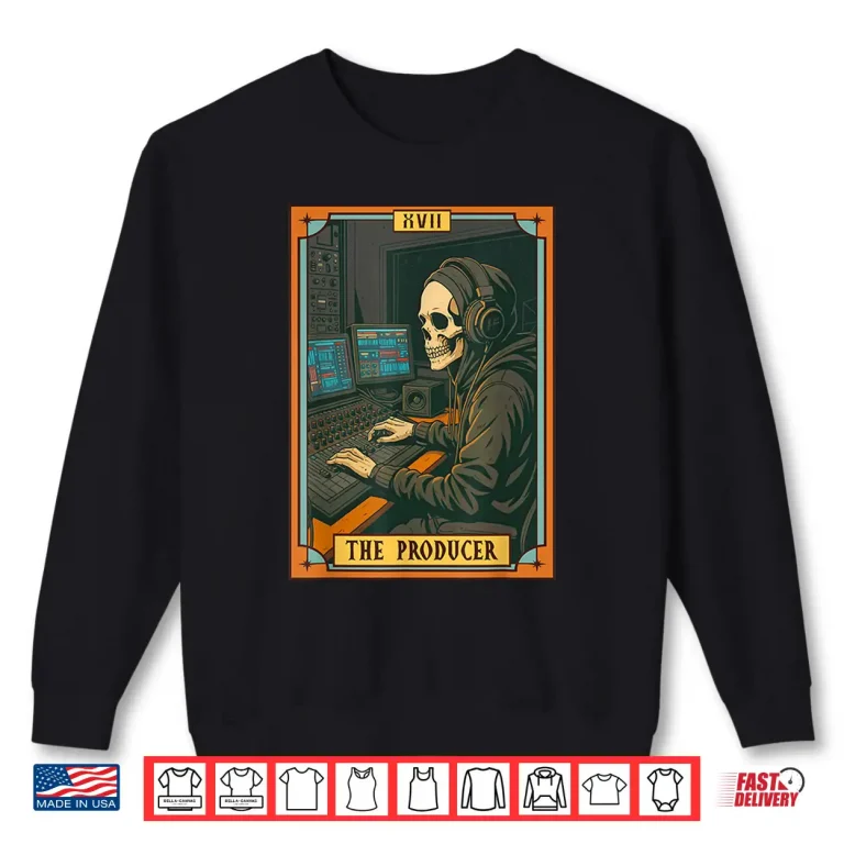 Sweatshirt The Producer Tarot Card Music Recording Audio Engineer Shirt