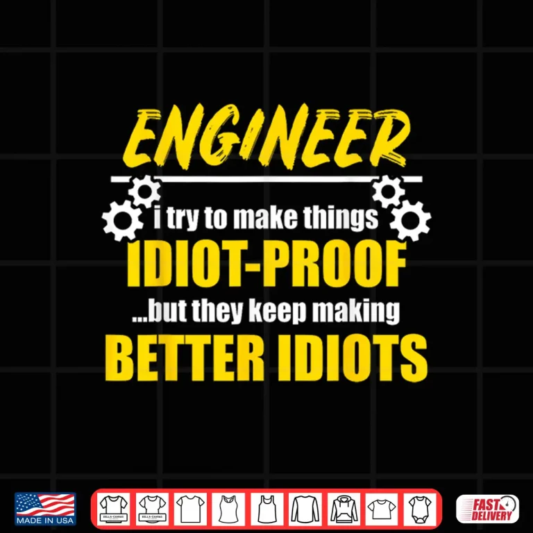 Design Stem Engineer Mechanic Engineering Gift Boys Mens Graphic Shirt