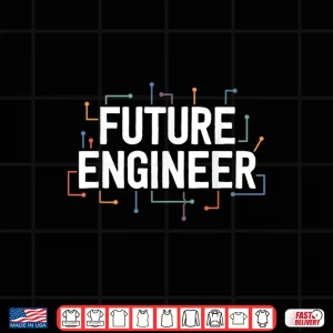 Design Electrical Engineering Shirt Circuit Kids Future Engineer Shirt