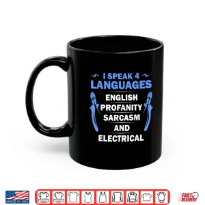 Mug Funny Electrician Art Men Women Electrical Engineer Humor Shirt