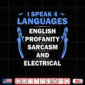 Design Funny Electrician Art Men Women Electrical Engineer Humor Shirt