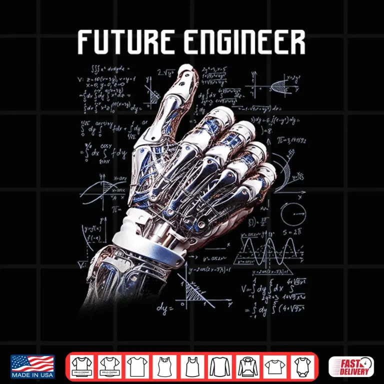 Design Future Engineer Costume Robot Robotics Adults Kids Shirt