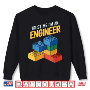 Sweatshirt IM An Engineer Kids Brick Builder Bricks Building Blocks Shirt