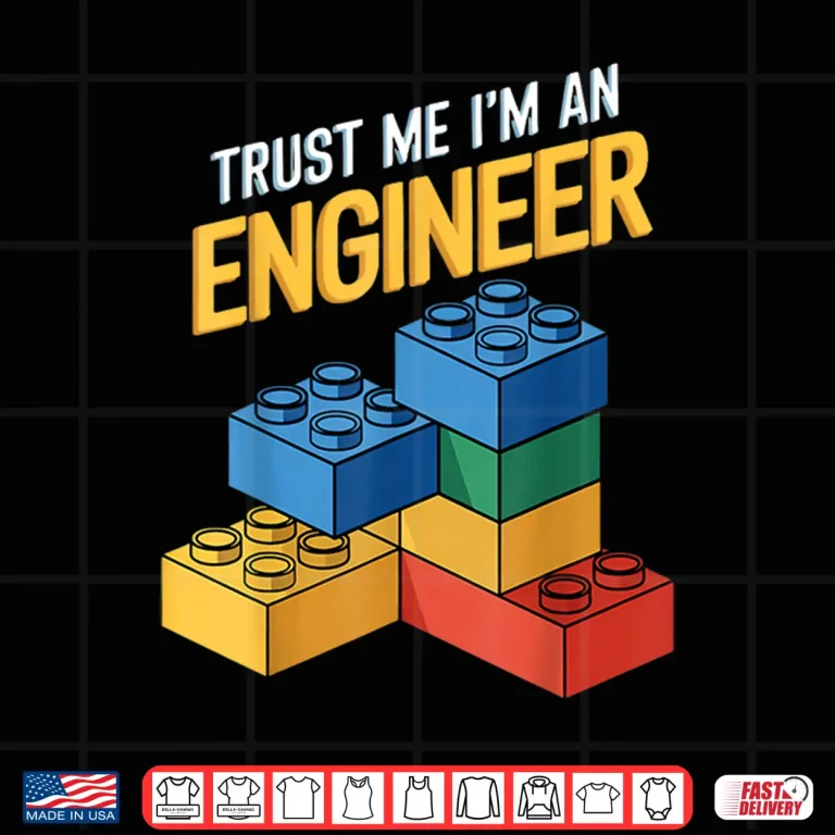 Design IM An Engineer Kids Brick Builder Bricks Building Blocks Shirt