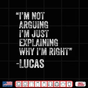 Design Lucas Quote Funny Birthday Custom Name Idea Engineer Shirt