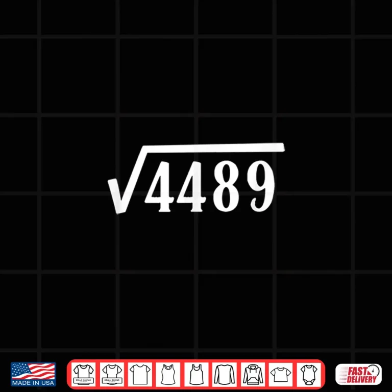 Design Square Root 67 Year Old Gift Funny Teacher 67Th Birthday Men Women Kids Shirt