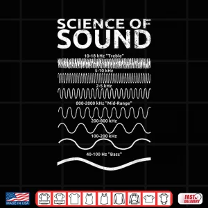 Design Science Of Sound Engineer Audio Engineer Shirt