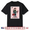 Mexican Fireman Firefighter El Bombero Mexican Bingo Card Shirt
