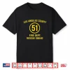Emergency Squad Truck Side 51 Rescue Hero Firefighter Shirt