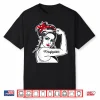 Female Firefighter Rosie The Riveter Pin Up Girl Firefighter Shirt