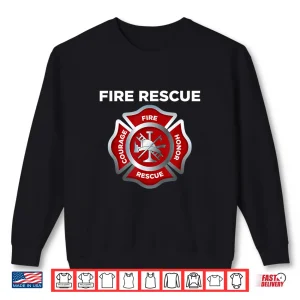 Sweatshirt Firefighter Ems Fire Rescue Emergency First Responder Shirt