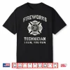 Funny Fireworks Technician Firefighter America Shirt