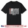 Thin Red Line Firefighter Joshua 1 9 Bible Verse Shirt