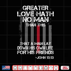 Design Christian Firefighter Bible Quote Gift Shirt