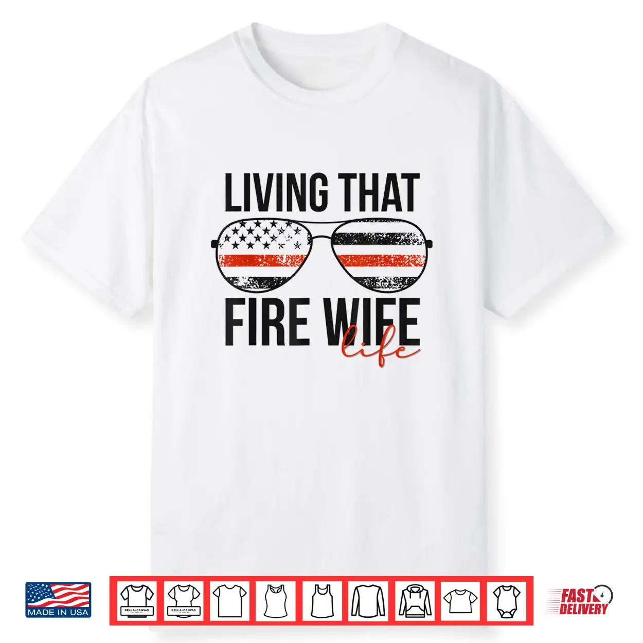 Living That Fire Spouse Life Funny Firefighter Spouse Shirt Living That Fire Spouse Life Funny Firefighter Spouse Shirt