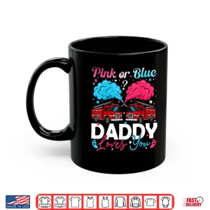 Mug Pink or Blue Firefighter Baby Gender Reveal Family Shirt