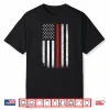 Thin Red Line American Flag Firefighter Support Shirt