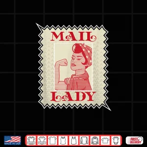 Female Postal Worker Mail Lady Stamp Shirt 4 Design Female Postal Worker Mail Lady Stamp Shirt