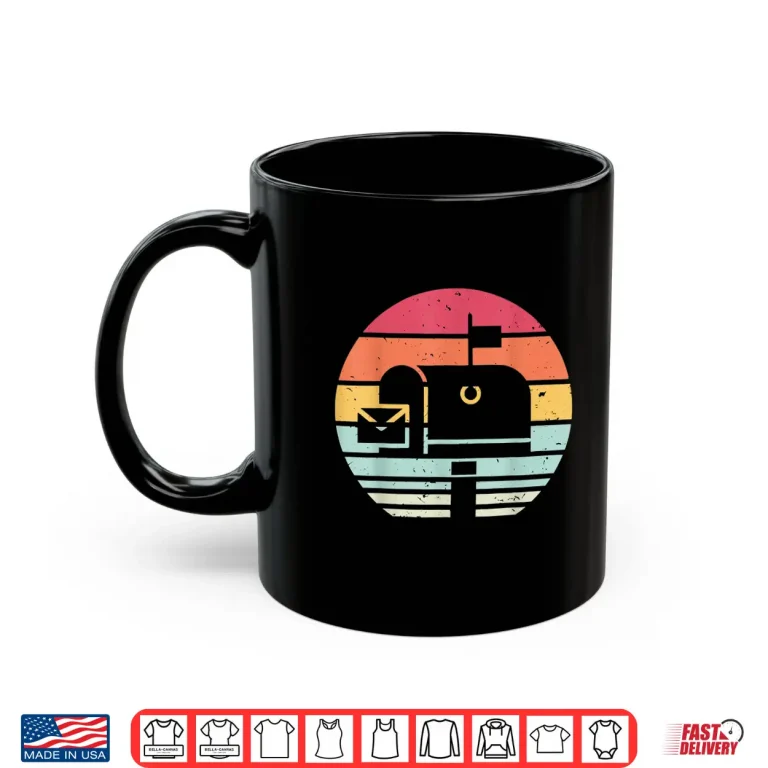 Mug Mail Carrier Retro Vintage Postal Worker Shirt