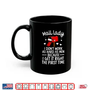Mug Mail Lady Design For Women Girls Postal Worker Mail Carrier Shirt
