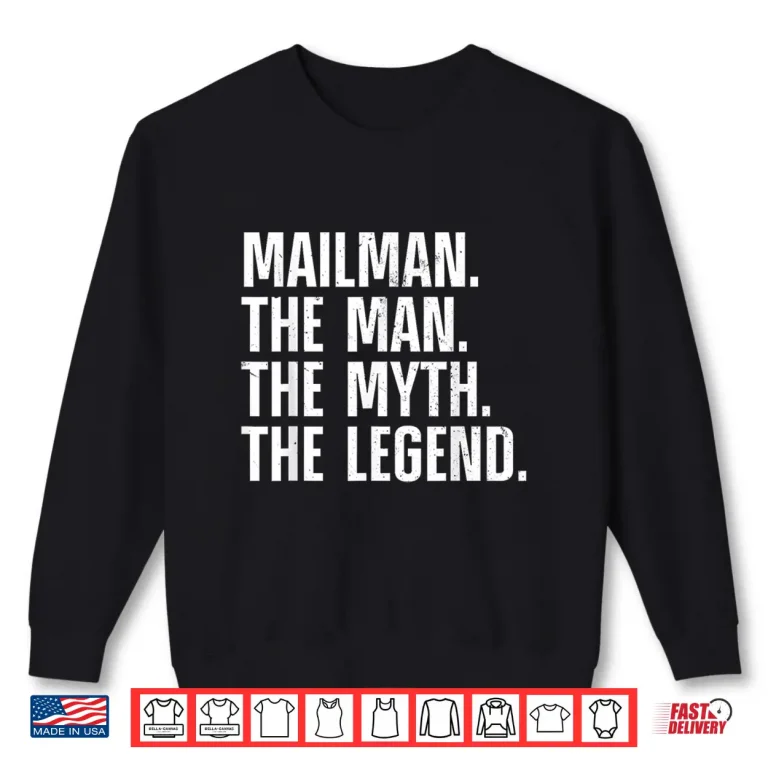 Sweatshirt Mailman Art For Men Dad Mail Carrier Postal Worker Mail Man Shirt