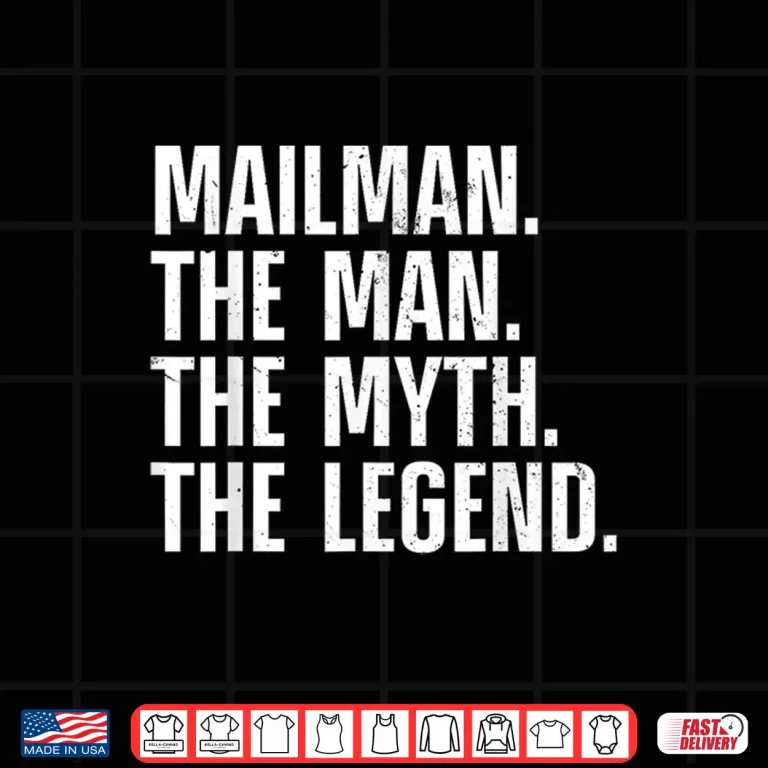 Design Mailman Art For Men Dad Mail Carrier Postal Worker Mail Man Shirt